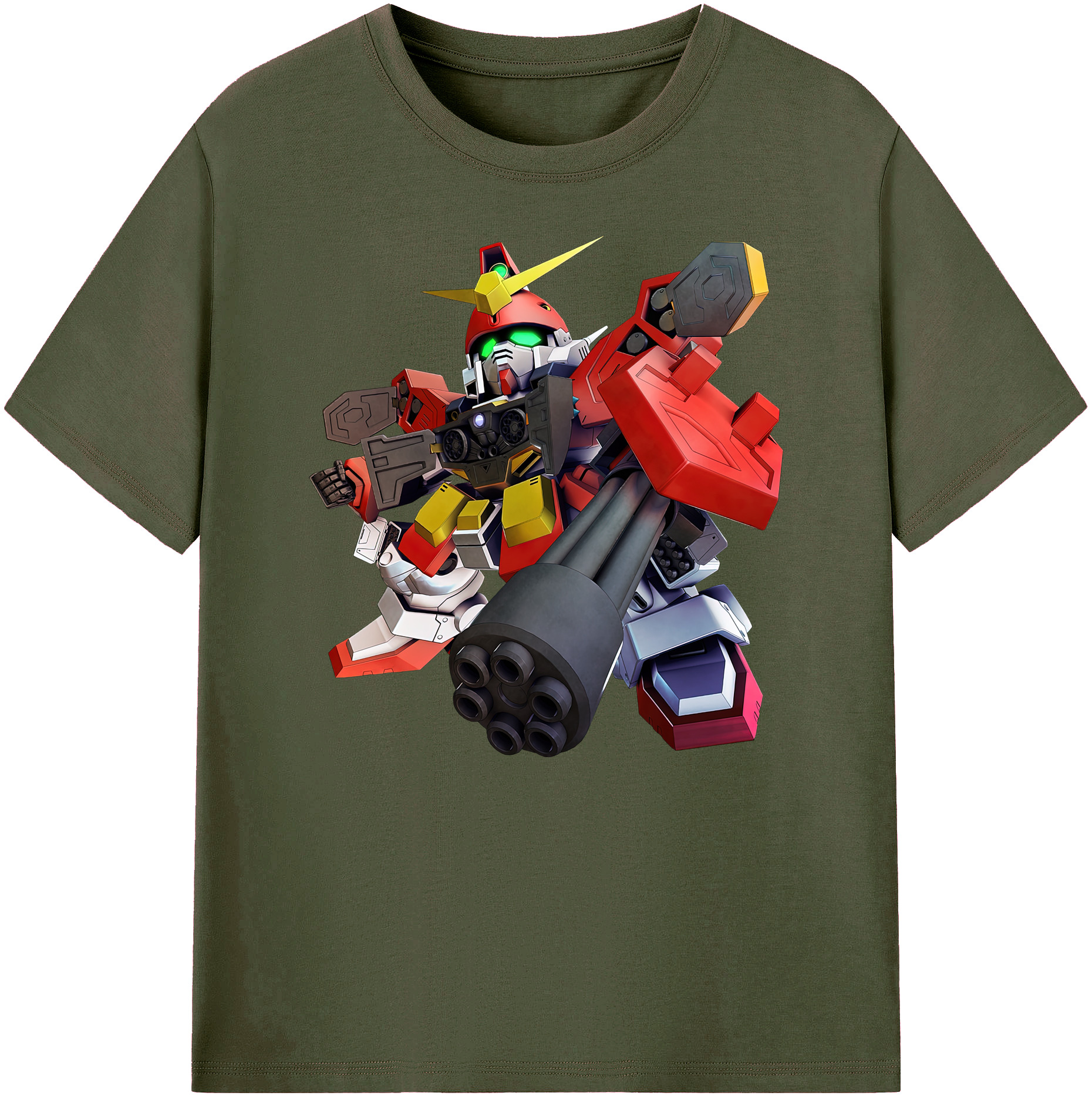 （画像用） 機動戦士ガンダム Mobile Suit Gundam 綿100％ メンズ半袖Tシャツ｜肌触りやわらか＆通気性